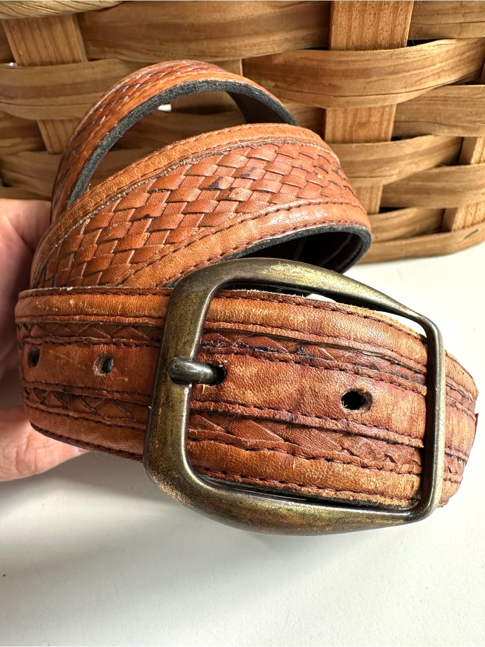 Levi’s Hand Laced Steer-hide Belt 36”